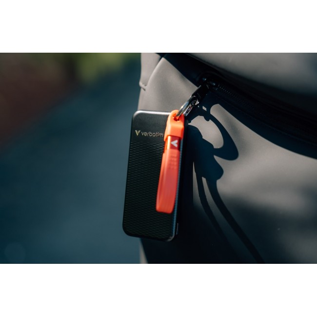 Verbatim Pocket SSD USB 3.2 Gen 2 2TB Black/Red