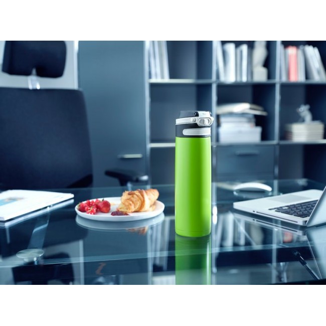 Leifheit 03277 travel mug 600 ml Black, Green Stainless steel