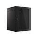 Lanberg WF01-6615-10B rack cabinet 15U Wall mounted rack Black