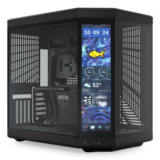 HYTE Y70 touch infinite Midi Tower Black HYTE Y70 touch infinite Midi Tower Black