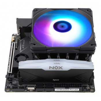 Thermalright AXP120-X67 Processor Heatsink/Radiator 12 cm Black