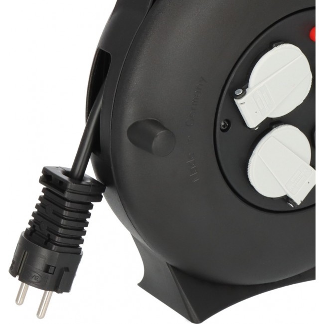 Brennenstuhl 1093900600 power extension 10 m 3 AC outlet(s) Indoor Black