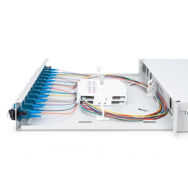 Digitus Fiber Optic Splice Box, Equipped, LC, OS2