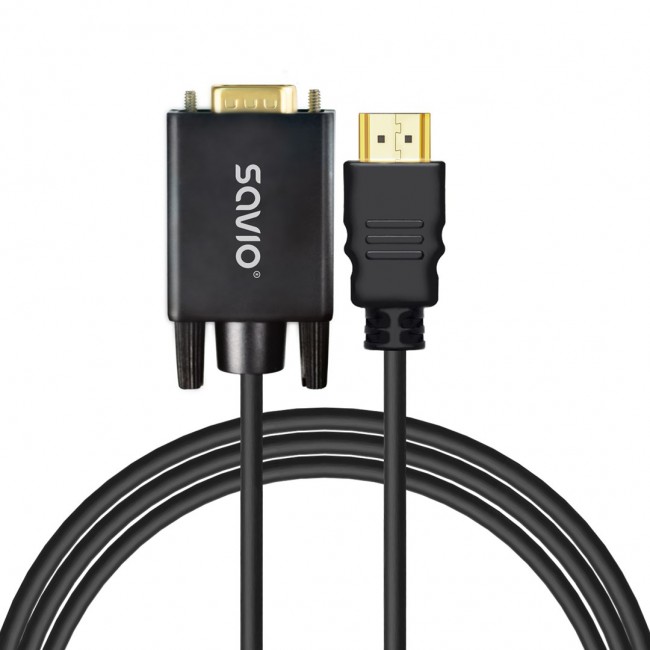 Savio Cl-197 HDMI cable HDMI Type A (Standard) Black Savio Cl-197 HDMI cable HDMI Type A (Standard) Black