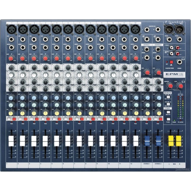 Soundcraft EPM12 Analog Mixing Console Soundcraft EPM12 Analog Mixing Console