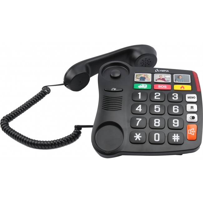 Olympia 4500 Analog telephone Black, White Olympia 4500 Analog telephone Black, White