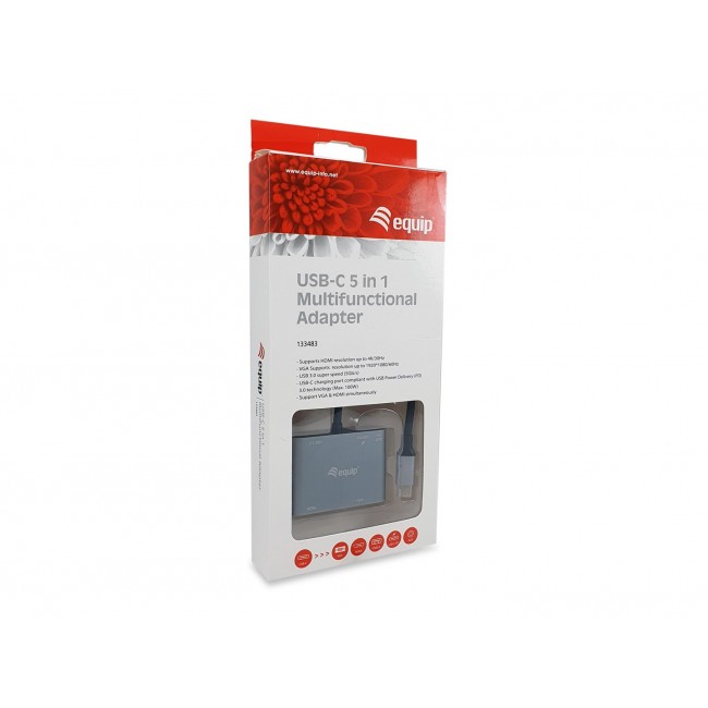 Equip USB-C 5 in 1 Multifunctional Adapter