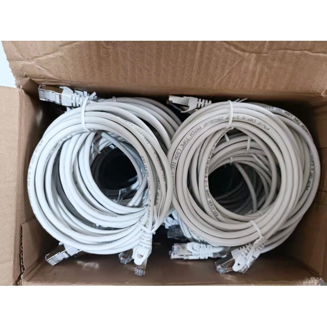 Equip Cat.6 S/FTP Patch Cable, 3.0m, White, 50pcs/set