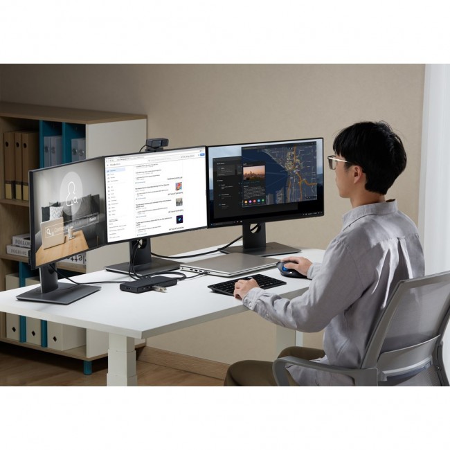 Kensington SD4842P EQ USB-C 10Gbps Triple Video Driverless Docking Station with 100W Power Delivery Kensington SD4842P EQ USB-C 10Gbps Triple Video Driverless Docking Station with 100W Power Delivery