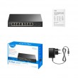 Cudy 8-Port Gigabit Easy-Managed Switch with 2 SFP, GS108ES2 1.0 L2 Gigabit Ethernet (10/100/1000) Black