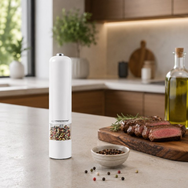Esperanza EKP001W White pepper mill