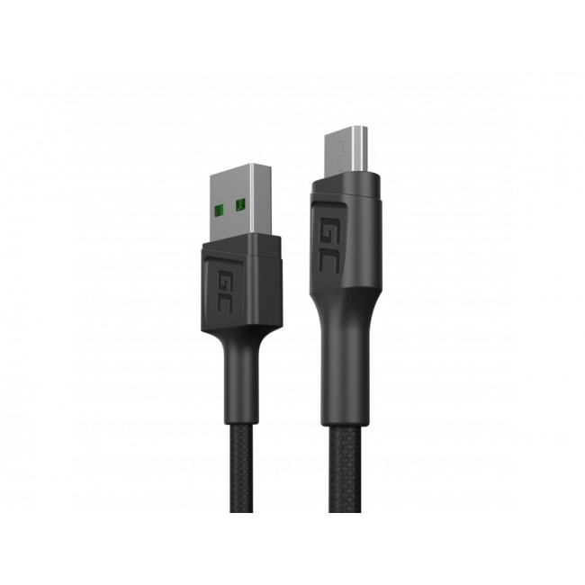 Green Cell KABGC23 USB cable USB 2.0 0.3 m USB A Micro-USB B Black Green Cell KABGC23 USB cable USB 2.0 0.3 m USB A Micro-USB B Black