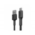 Green Cell KABGC23 USB cable USB 2.0 0.3 m USB A Micro-USB B Black