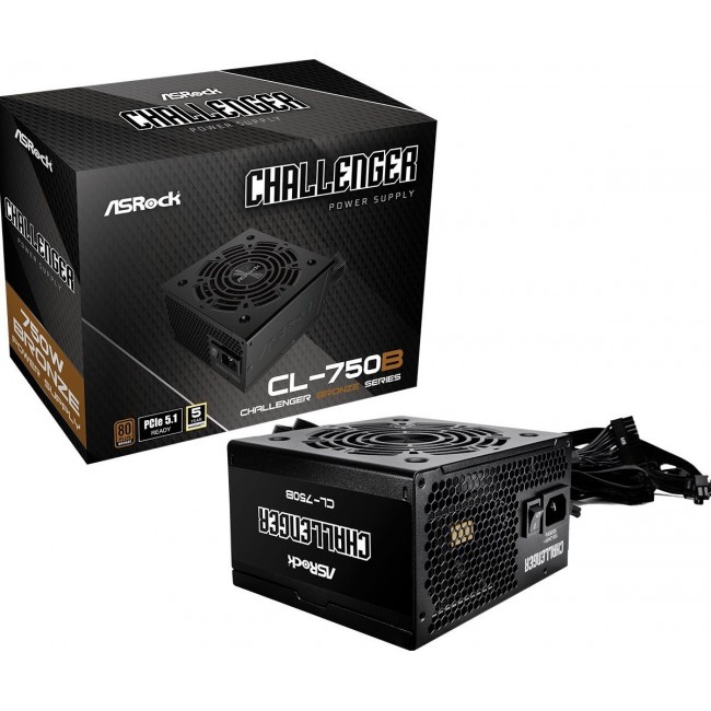 Power supply ASRock Challenger Bronze 750W (CL-750B) Power supply ASRock Challenger Bronze 750W (CL-750B)