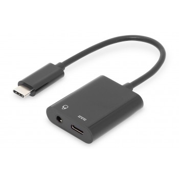 DIGITUS USB-C til hovedtelefon jacksti