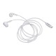 Activejet Wired Headphones Type C White