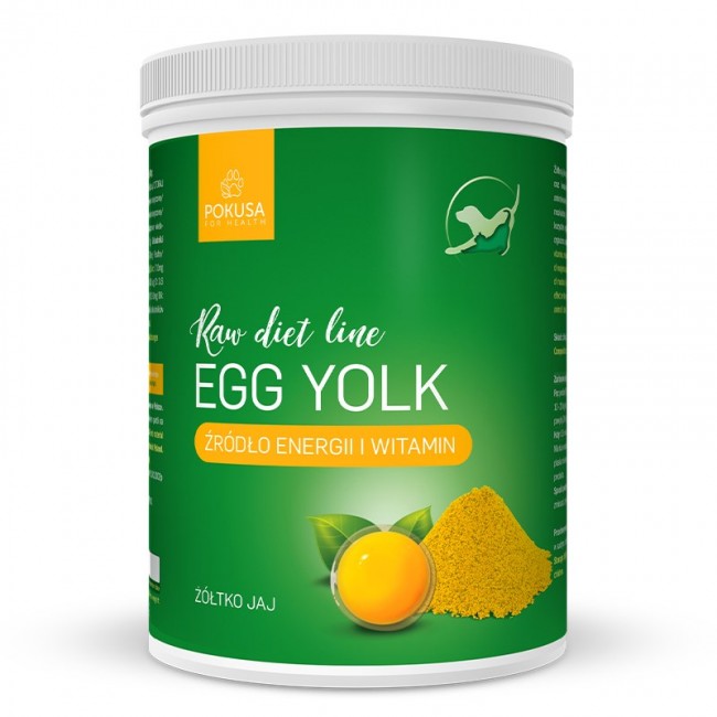 POKUSA Egg Yolk RawDietLine - supplements for dogs and cats - 800 g
