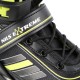 NILS EXTREME NH18191 2IN1 INLINE SKATES BLACK/LIME SIZE. L (39-43) WITH INTERCHANGEABLE HOCKEY SKATES