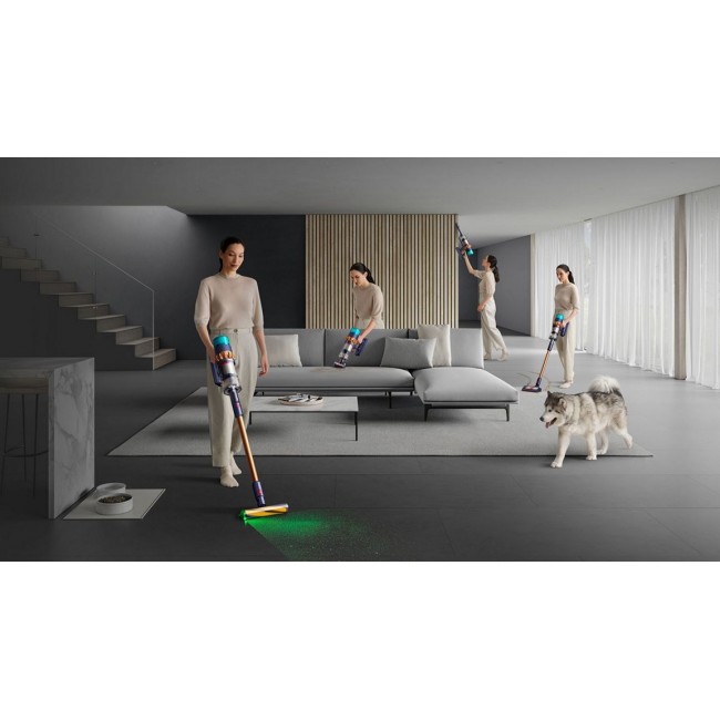 Dyson Gen5detect Battery Dry HEPA Bagless Blue, Copper