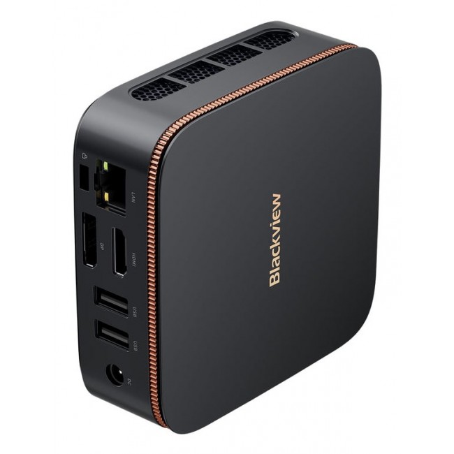 Blackview MP20 Mini PC with Ryzen 3 3300U, 8GB RAM, 256GB SSD, Windows 11 Pro, black
