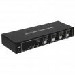 Techly IDATA DP-KVM4 KVM switch Rack mounting Black Techly IDATA DP-KVM4 KVM switch Rack mounting Black