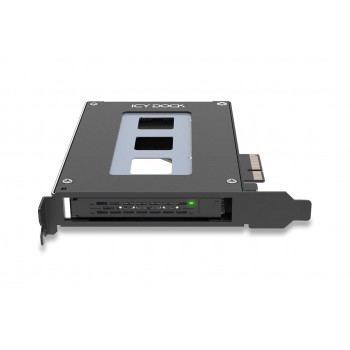 Icy Dock MB111VP-B storage drive enclosure SSD enclosure Black 2.5