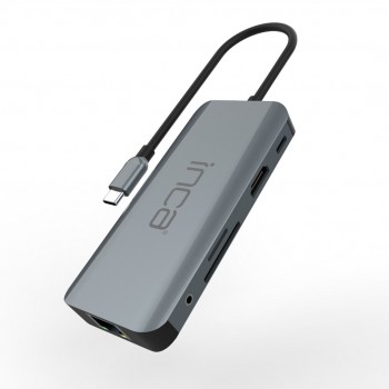 Inca ITPC-10TX interface hub USB Type-C 5000 Mbit/s Grey