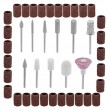 Adler AD 2181 Nail milling machine - 11-in-1 set Pink
