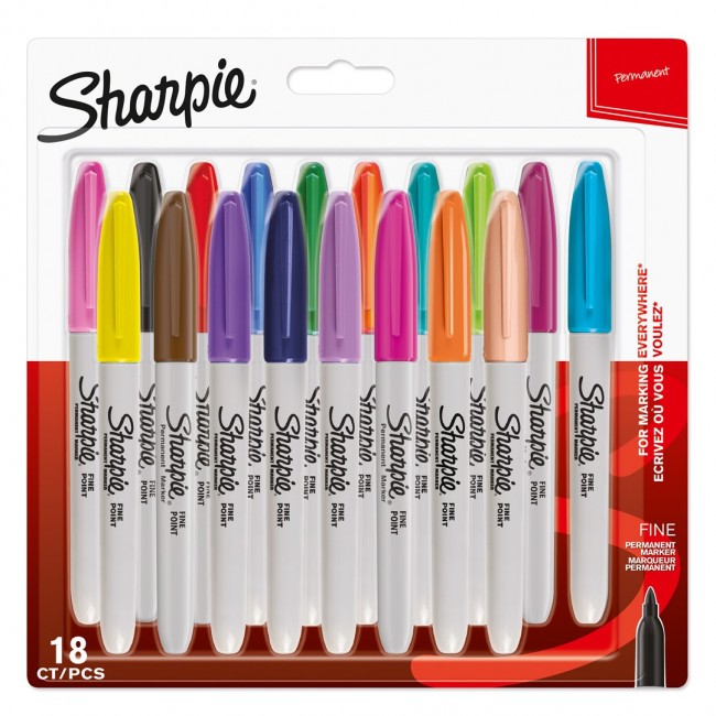 Sharpie Fine marker 18 pc(s) Fine tip Multicolour Sharpie Fine marker 18 pc(s) Fine tip Multicolour