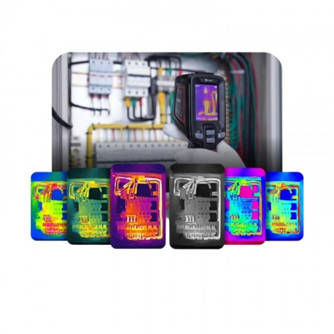 Guide Sensmart E1+ thermal imaging camera Vanadium Oxide Uncooled Focal Plane Arrays Black 120 x 90 pixels Built-in display LCD