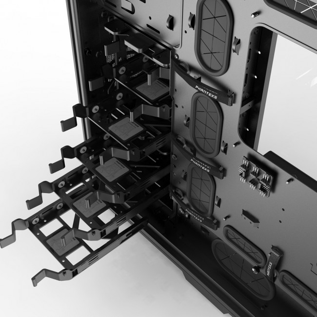 PHANTEKS Enthoo Pro Mid Tower, Tempered Glass - black