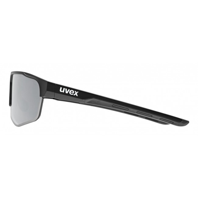 Uvex 5330812216 sports glasses Unisex Semi rimless Black Interchangeable lenses