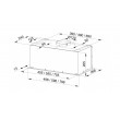 Cabinet-mounted ventilation hood MAAN Fiugi 2 60 310 m3/h, Satin Cabinet-mounted ventilation hood MAAN Fiugi 2 60 310 m3/h, Satin