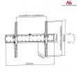 Adjustable Wall TV Bracket 37-85 Adjustable Wall TV Bracket 37-85