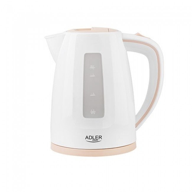 Adler AD 1264 electric kettle 1.7 L 2200 W Hazelnut, White Adler AD 1264 electric kettle 1.7 L 2200 W Hazelnut, White