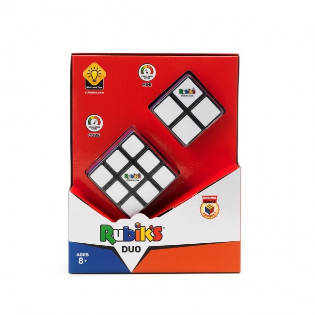 Rubik s Cube, Duo Pack of The Original 3x3 & Mini 2x2 Classic Color-Matching Problem-Solving Puzzle Game Toy, for Kids and Adults Aged 8 and up