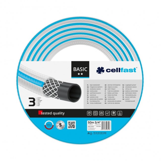 Garden hose CELLFAST Basic 50m Garden hose CELLFAST Basic 50m
