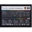 Power supply Aerocool Lux RGB 550M 550 W Black