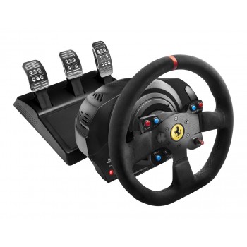 Thrustmaster T300 Ferrari Integral Racing Wheel Alcantara Edition Black Steering wheel + Pedals Analogue / Digital PC, PlayStation 4, Playstation 3