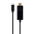 Gembird A-CM-HDMIM-01 USB-C male to HDMI-male adapter, 4K 30Hz, 2m, black