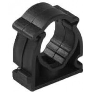 Lockable bracket for wiring pipes BLACK CUZE-18 (PACK of 100pcs)