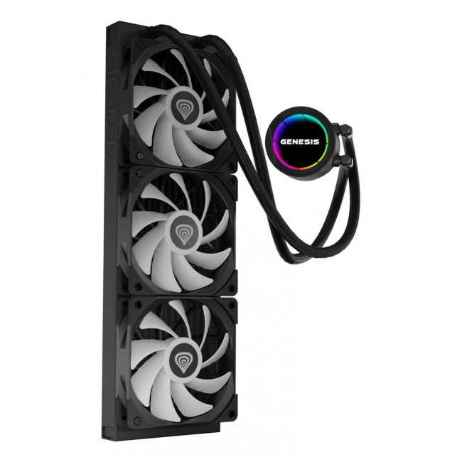 GENESIS NLG-2321 computer cooling system Computer case Liquid cooling kit Black GENESIS NLG-2321 computer cooling system Computer case Liquid cooling kit Black