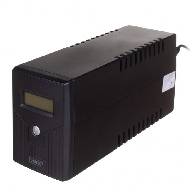 Digitus DN-170063-LCD-B uninterruptible power supply (UPS) Line-Interactive 0.6 kVA 360 W