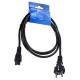 Savio CL-81 power cable Black 1.8 m Power plug type E IEC C5 Savio CL-81 power cable Black 1.8 m Power plug type E IEC C5