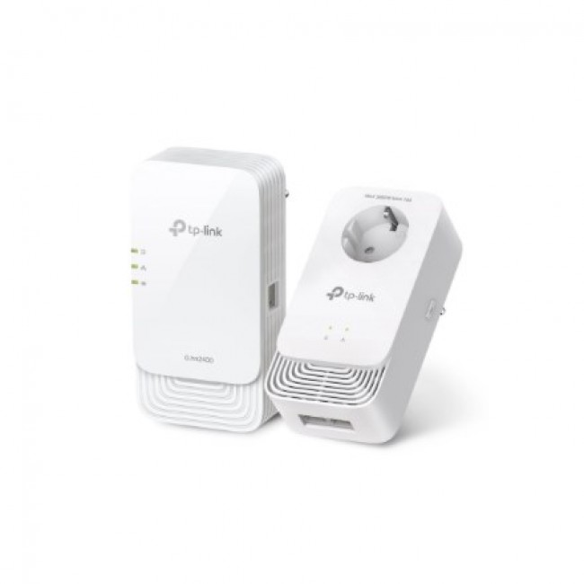 TP-Link G.hn2400 Powerline AX1800 Wi-Fi 6 Kit TP-Link G.hn2400 Powerline AX1800 Wi-Fi 6 Kit