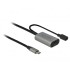 DeLOCK 85392 USB cable USB 3.2 Gen 1 (3.1 Gen 1) 5 m USB C Black, Grey