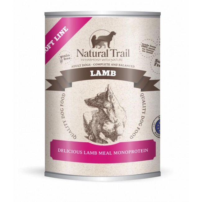 NATURAL TRAIL Lamb Soft Line - wet dog food - 800g NATURAL TRAIL Lamb Soft Line - wet dog food - 800g