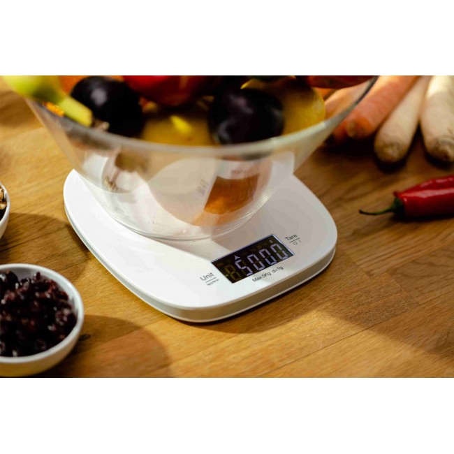 Zelmer ZKS1451 White Ivory Countertop Square Electronic kitchen scale Zelmer ZKS1451 White Ivory Countertop Square Electronic kitchen scale