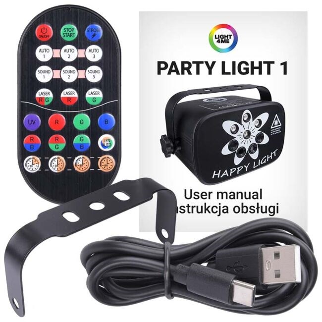 Light4Me Party Light 1 - LED effects, disco lighting, UV lasers