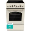 Gorenje GECS5B70CLI Freestanding cooker Electric Ceramic hob Beige